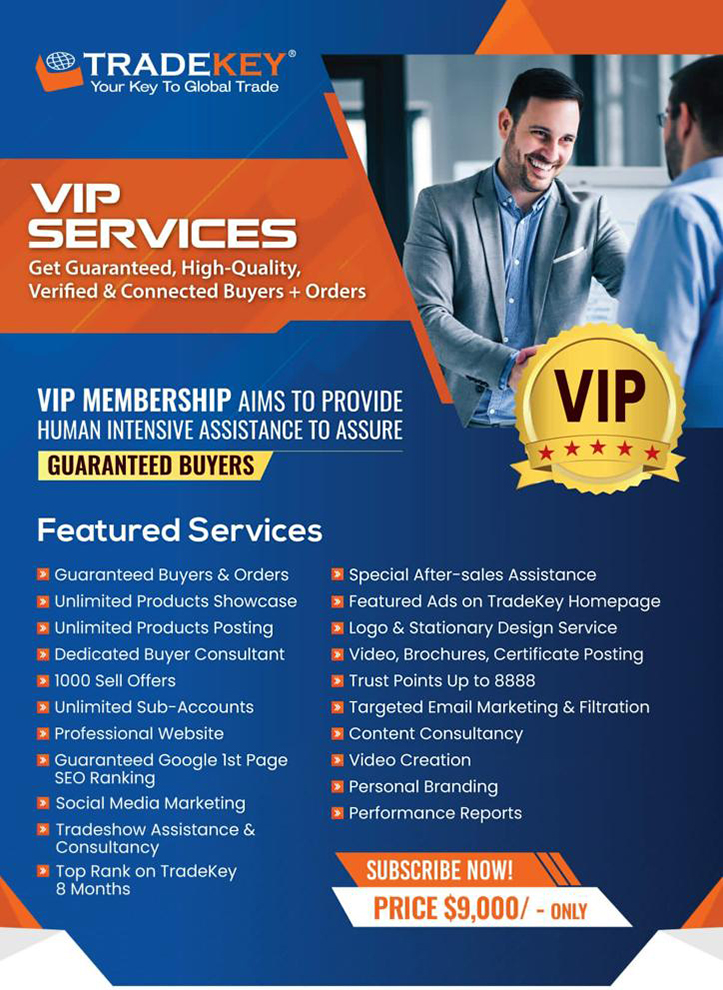 VIP Membership to Tradekey.com